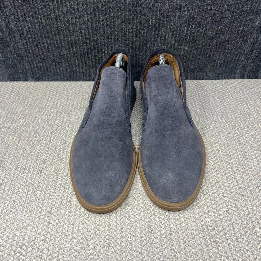 Peter Millar Excursionist Chukka Shoes Boots Suede Leather Blue Mens 9.5 M